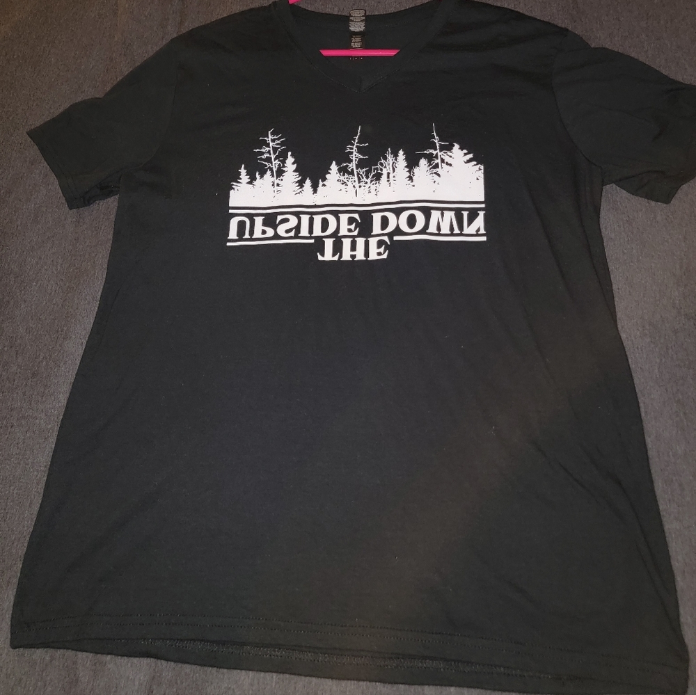 Stranger Things The Upside Down T-Shirt - Large - Black